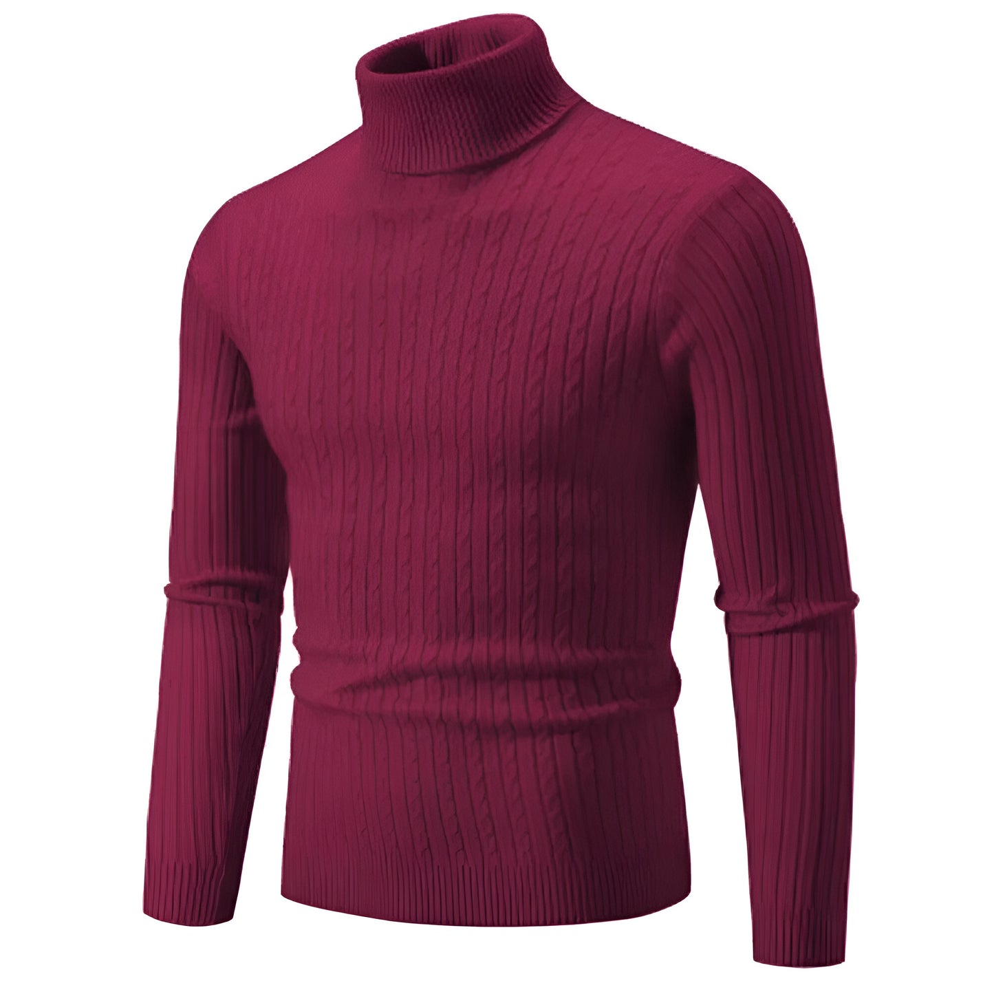 Frederik™ | Varme Strikpullover med Rullekrave